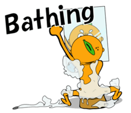 Nice life 's Orange grandfather<E> sticker #8239111