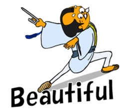 Nice life 's Orange grandfather<E> sticker #8239117