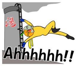 Nice life 's Orange grandfather<E> sticker #8239123