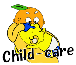 Nice life 's Orange grandfather<E> sticker #8239125