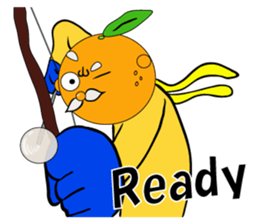 Nice life 's Orange grandfather<E> sticker #8239126