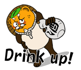 Nice life 's Orange grandfather<E> sticker #8239128