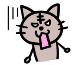 How about a cat? sticker #8239559