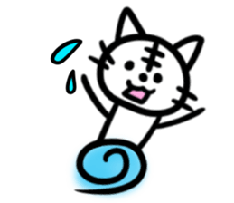 How about a cat? sticker #8239562