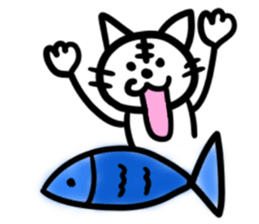 How about a cat? sticker #8239575