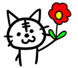 How about a cat? sticker #8239581