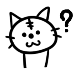 How about a cat? sticker #8239583