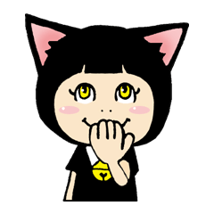 Daily life of black cat ear Tamako