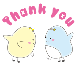 Tama and mimi talk in english! sticker #8240044