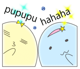 Tama and mimi talk in english! sticker #8240053