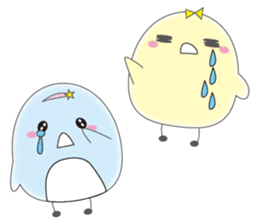 Tama and mimi talk in english! sticker #8240061