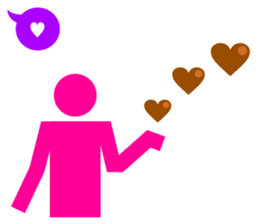 Greetings of pictograms /Happy New Year sticker #8241189