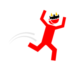 Greetings of pictograms /Happy New Year sticker #8241193