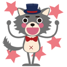 Wild wolf Japanese Ver. sticker #8241262