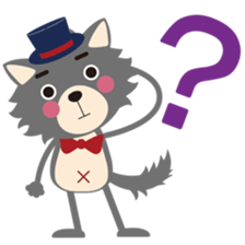 Wild wolf Japanese Ver. sticker #8241263