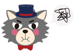 Wild wolf Japanese Ver. sticker #8241265