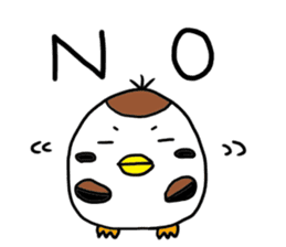 Sparrow Suzumen 4 - pack for daily use - sticker #8241285