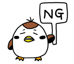 Sparrow Suzumen 4 - pack for daily use - sticker #8241287