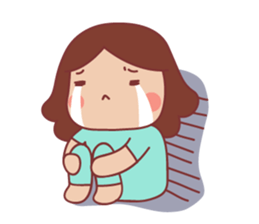 Mom! I'm here sticker #8241433