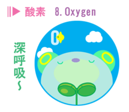 element symbol bear sticker #8242603