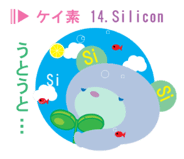 element symbol bear sticker #8242609