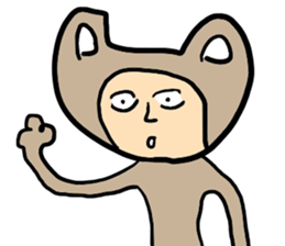 Full-body suit MEN sticker #8242876