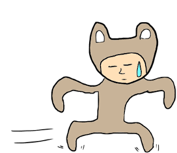 Full-body suit MEN sticker #8242879