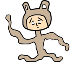 Full-body suit MEN sticker #8242886