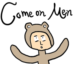 Full-body suit MEN sticker #8242902