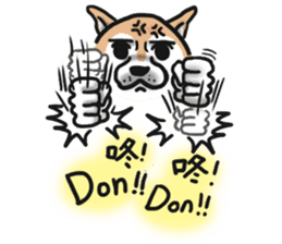Shiba dog PanPan's normal life  3 sticker #8243420