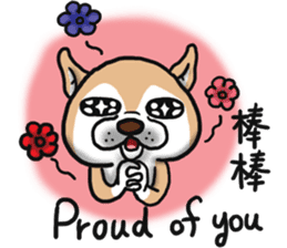 Shiba dog PanPan's normal life  3 sticker #8243422