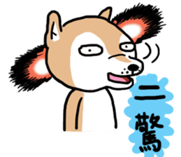 Shiba dog PanPan's normal life  3 sticker #8243434