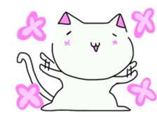 it is a face cat sticker #8243484