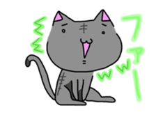 it is a face cat sticker #8243500