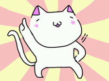 it is a face cat sticker #8243514