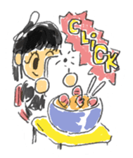 Long Distance Cute Power Couple sticker #8243816