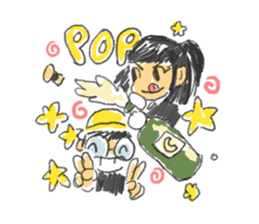Long Distance Cute Power Couple sticker #8243825