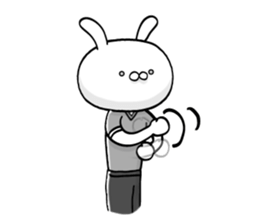 The umpire of the basketball in costume sticker #8244336