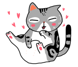 roommate kitties. sticker #8244520