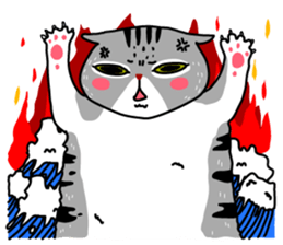 roommate kitties. sticker #8244521