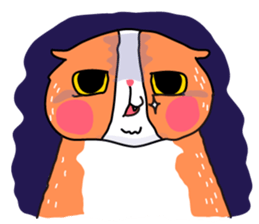 roommate kitties. sticker #8244528