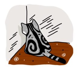 roommate kitties. sticker #8244533