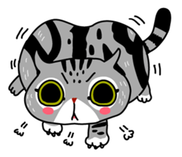 roommate kitties. sticker #8244534