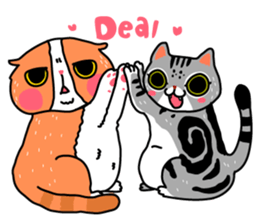 roommate kitties. sticker #8244536
