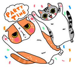 roommate kitties. sticker #8244537