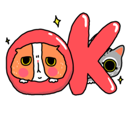 roommate kitties. sticker #8244543