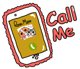 roommate kitties. sticker #8244546