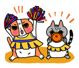 roommate kitties. sticker #8244549