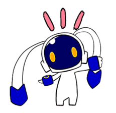 robotic rabbit sticker #8244716
