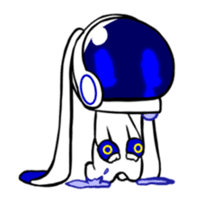 robotic rabbit sticker #8244725